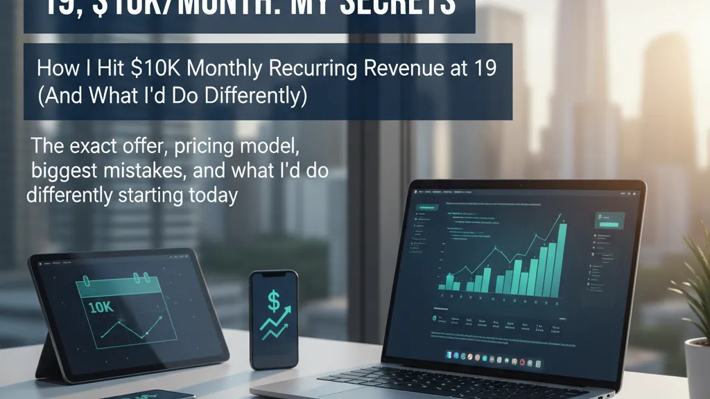 Thumbnail for How I Hit $10K Monthly Recurring Revenue at 19 (And What I'd Do Differently)