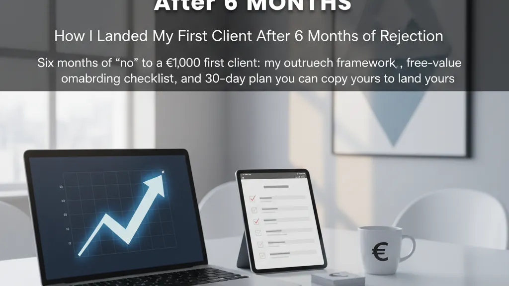 Thumbnail for How I Landed My First Client After 6 Months of Rejection